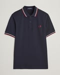 Fred Perry Twin Tipped Polo Shirt Navy