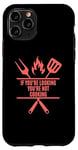 iPhone 11 Pro Funny Cooking BBQ Grilling Mom Dad in Living Coral color Case