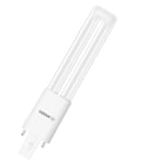 LED Kompaktlysrör Dulux S 4,5W (9W) (4000K (840) 500lm)