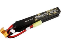 Gens Ace 25C 1500Mah 3S1p 11.1V Nunchuck 3X Airsoft Gun Lipo-Batteri Med Mini Tamiya-Plugg