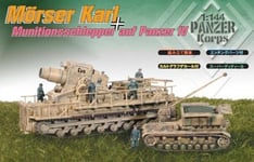 Morser Karl W / Ammo Transporteur 1:144 Plastique Model Kit Dragon Models