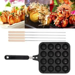 Takoyaki Non-stick Grill Pan Cooking Plate Pancake Puffs Octopus Ball Maker Mold