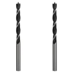 Bosch 2609255203 92mm Brad Point Drill Bits with Diameter 6mm (Pack of 2)