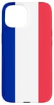 Coque pour iPhone 15 France Drapeau Cadeau français pour les Français