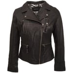 Blouson Oakwood  Blouson en cuir  Femme Ref 53967 Noir