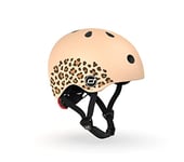 SCOOT AND RIDE XS Leopard Casque Motif Jeunesse Unisexe