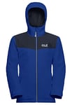 Jack Wolfskin Unisex SNOWFROST 3IN1 JACKET K Coat, active blue,