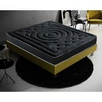 Ilovesleep - Matelas en mousse à mémoire de forme - BlackMoon - 21 cm de haut - revêtement en graphène 140x200