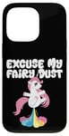 Coque pour iPhone 13 Pro Excuse My Fairy Dust Funny Unicorn Rainbow Peter