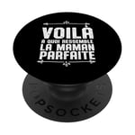 La Maman Parfaite Humour Fête Des Mères Famille Femme Cadeau PopSockets PopGrip - Support et Grip pour Smartphone/Tablette avec un Top Interchangeable PopSockets PopGrip Adhésif