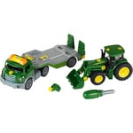 John Deere -traktori kuljettajalla John Deere Rakenna oma sarja 3908