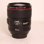 Canon Used EF 85mm f/1.4L IS USM Short Telephoto Lens