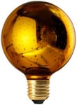 Ampoule LED linéaire Globe E27 20lm 4W blanc chaud ⌀9,5cm jaune