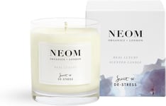 NEOM- Real Luxury Scented Candle,1 Wick | Lavender & Rosewood | Essential Oil A