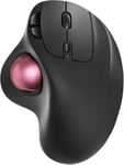 M501 Souris Trackball sans Fil, Souris Ergonomique Rechargeable, Suivi précis et Fluide, Connexion à 3 appareils (Bluetooth ou 2.4G), Compatible pour PC, Ordinateur Portable, Mac, Windows.