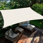 Treetalk - Voile d'ombrage d'extérieur rectangulaire à quatre coins en tissu Oxford, pare-soleil en toile, filet de protection solaire pour jardin,