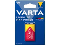 Varta Max Tech - Batteri 9V - Alkaliskt