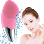 Brosse Nettoyante Vibrante Pour Le Visage Masseur Sonique En Silicone exfoliante