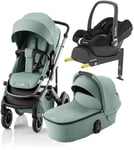 Britax Römer Smile 5Z Duovagn inkl. Maxi-Cosi Cabriofix &  Bas, Jade Green