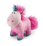 NICI 49107 Cuddly Unicorn Midnight Floral 32cm Pink Standing-Sustainable Made Plush, Cute Soft Toy to Cuddle and Play with, for Children & Adults, Gift idea