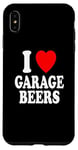 Coque pour iPhone XS Max I Heart (Love) Garage Bières Weekend Relaxation Man Cave