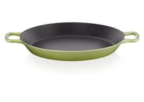 Le Creuset Cast Iron Paella Pan 34cm- Kiwi (BNIB)