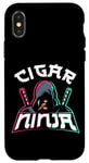 iPhone X/XS Cigar Smoking Ninja Vintage Cigar Ninja Case