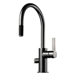 Tapwell Köksblandare ARM385 med Utdragbar Pip Black Chrome 9426350