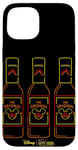 Coque pour iPhone 15 Disney Hot Ones The Original Sauce Mickey Silhouette Neon