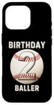 iPhone 16 Pro It's My 2nd Birthday Baseball 2 Year Old Boy Girl Case