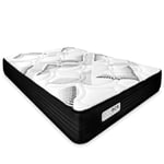 Dreaming Online - Matelas viscoélastique Hybride Eco Box avec âme à Ressorts ensachés 135 x 190, Confort Optimal, fermeté intermédiaire, Anti-acariens, antibactérien et hypoallergénique