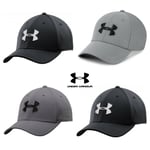 Under Armour Mens Womens Caps Blitzing Ii Baseball Cap Ua Sports Hat Black Grey