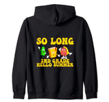 So Long 2nd Grade Hello Summer Kids Ice Cream Holiday Zip Hoodie