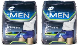 Tena Men Active Fit Plus Large 8 Pack X 2