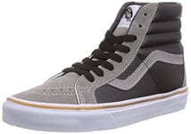 Vans U Sk8 Hi, Baskets Mode Mixte Adulte - Gris (Steeple Grey/Black), 36.5 EU