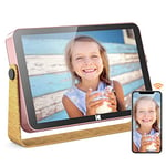 KODAK Cadre Photo Numérique WiFi 10 Pouces, Cadre Numerique avec Rechargeable Batterie, HD IPS Écran Tactile, Cadre Numérique Photo avec 16Go Stockage, Partager la Photo/Vidéo avec la Amis et Famille