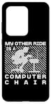 Coque pour Galaxy S20 Ultra My Other Ride Is a Computer Chair Funny Programming Humour