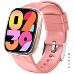 PTHTECHUS Fitness Tracker Montre pour Enfants, Montre Intelligente étanche IP67, 100 Modes de Sport, Jeux, Podomètre, Moniteur de Sommeil, Cadeau pour Filles Garçons Enfant Adolescents 6-12