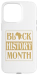 Coque pour iPhone 15 Pro Max Black History months Black Power Fist Pride African American