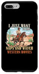 Coque pour iPhone 7 Plus/8 Plus Faites la sieste et regardez un fan du film Western Movie Lover