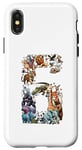 Coque pour iPhone X/XS Animaux du zoo pour 6e anniversaire de 6 ans