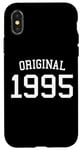 Coque pour iPhone X/XS Original 1995, 30 ans pour homme et femme, 30e anniversaire