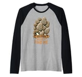 Morel Hunting You Know Where To Find Me Mushroom Hunter Raglan Baseball Tee