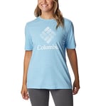 Columbia Femme T-Shirt Décontracté à Col Ras du Cou, Bluebird Day