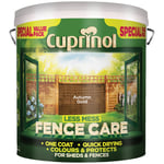 Cuprinol 5194067 Less Mess Fence Care Autumn Gold 6 litre