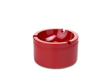 Rosti Mepal Cendrier avec couvercle anti-odeur 100% mélamine Luna Rouge,10 x 6 X 10 cm