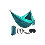 Hamac Camping, Hamac Outdoor Suspendu 2 Personnes, 300 kg Capacité de Charge, 300x200 cm, Respirante, Portable, Tissu en Nylon Robuste Ultra-léger