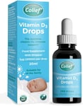 Colief Vitamin D3 Drops | the Sunshine Vitamin for Immune Support | Food Supplem