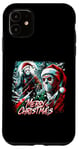 iPhone 11 Merry Christmas Festive Slasher Candy Cane Menace Case