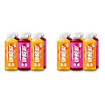 UPBEAT Protein Water Hydration - 6x 500ml, 3x Zesty Orange 3x Mixed Berry Taster Pack, BCAA, 10g Clear Whey Protein Isolate, Lactose Free, Zero Sugar, Ready to Drink (Pack of 2)